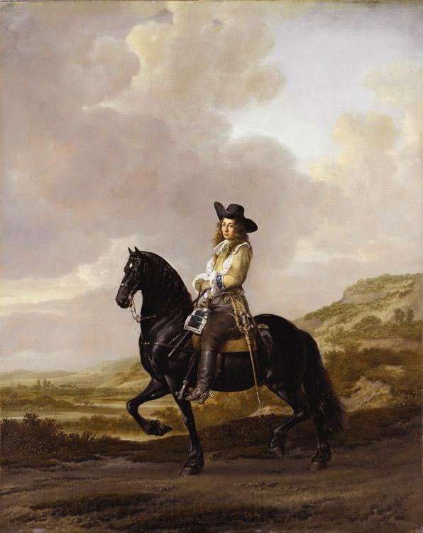 Thomas De Keyser Equestrian Portrait of Pieter Schout (mk08) Norge oil painting art